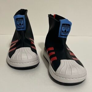 Adidas Superstar 360 Rain Boots Sneakers Slip On Zip TODDLER Unisex Shoes size 8